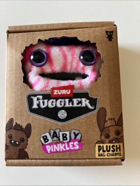 FUGGLER Baby Pinkles Pink Keyring Bag Charm NWT